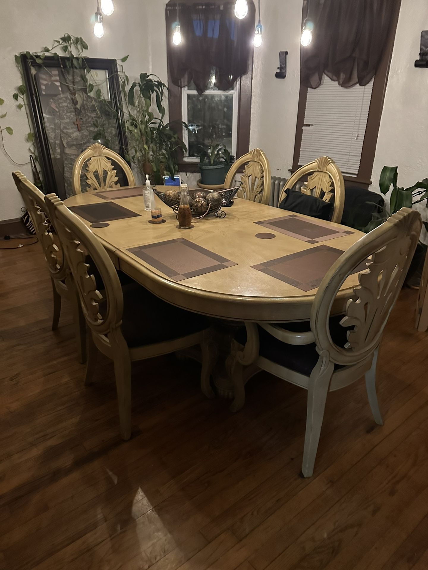 Table And China Cabinet 