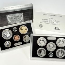2025 Silver Proof Set Of 10-Coins In OGP with COA (25RH)