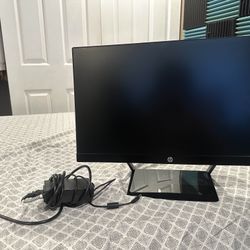 HP Pavilion MONITOR 22cwa 21.5-Inch Full HD 1080p IPS LED, Tilt, VGA and HDMI bi(T4Q59AA) - Black