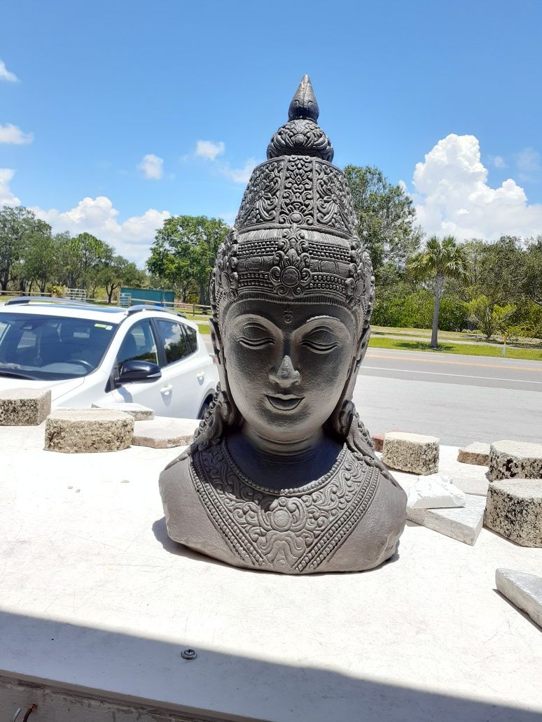 Really large nice Buddha bust Antiques Really large nice Buddha bust Antiques