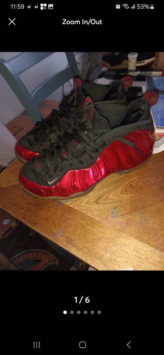 Air Foamposite One Metallica Red 2017