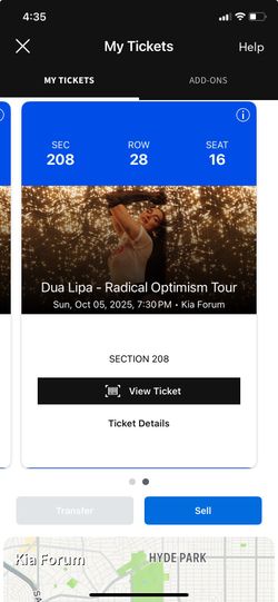 Dua lipa Tickets