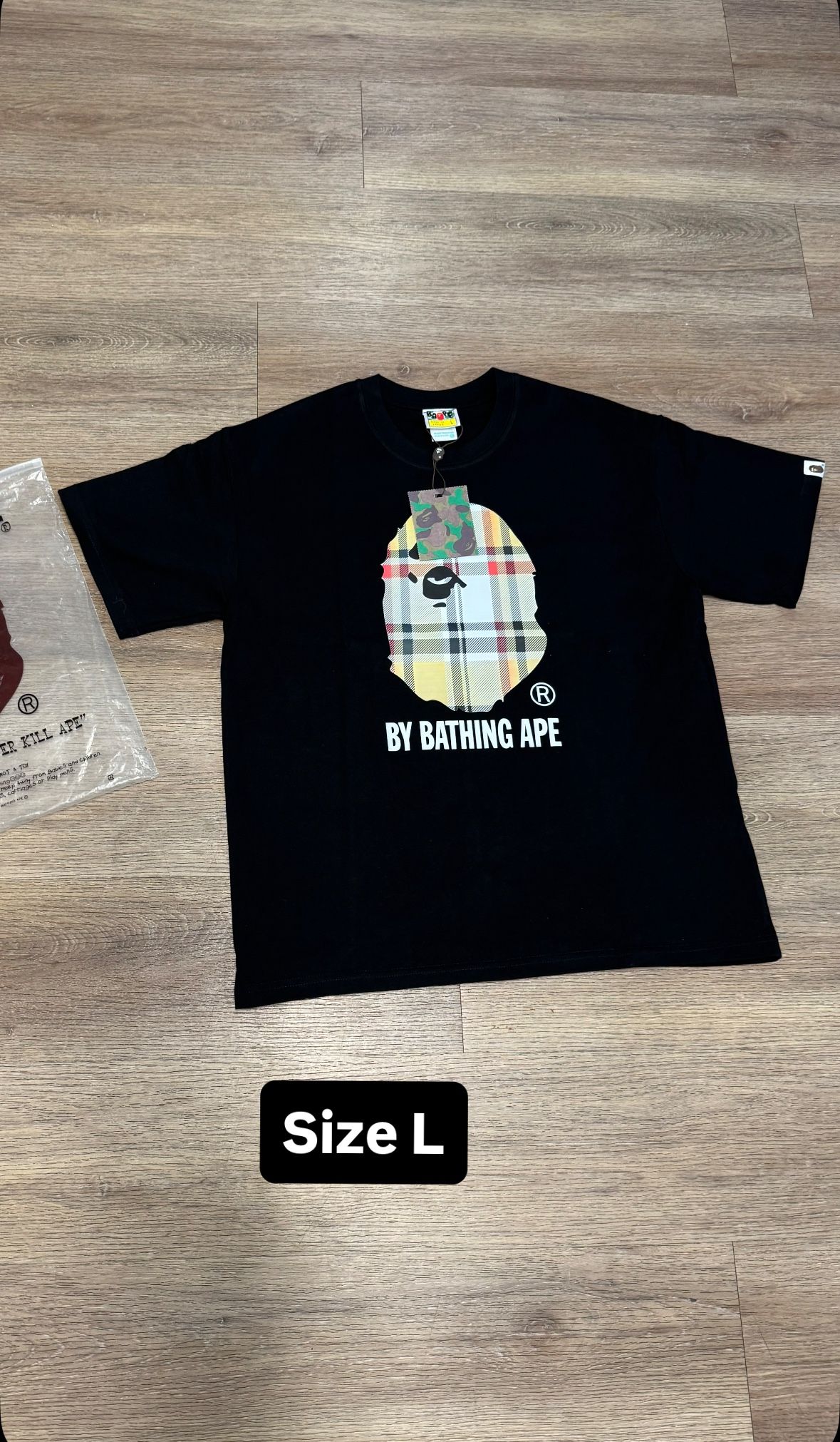 Bape Burberry Tshirt