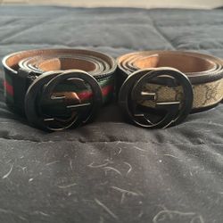 Authentic Gucci belts