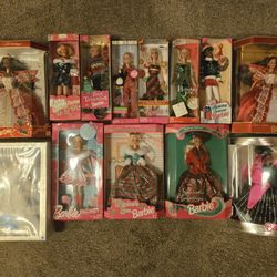 Mattel Barbie Holiday Doll Lot