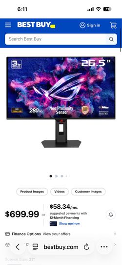 Asus rog swift oled monitor