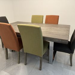 Dining Room Table And Chairs