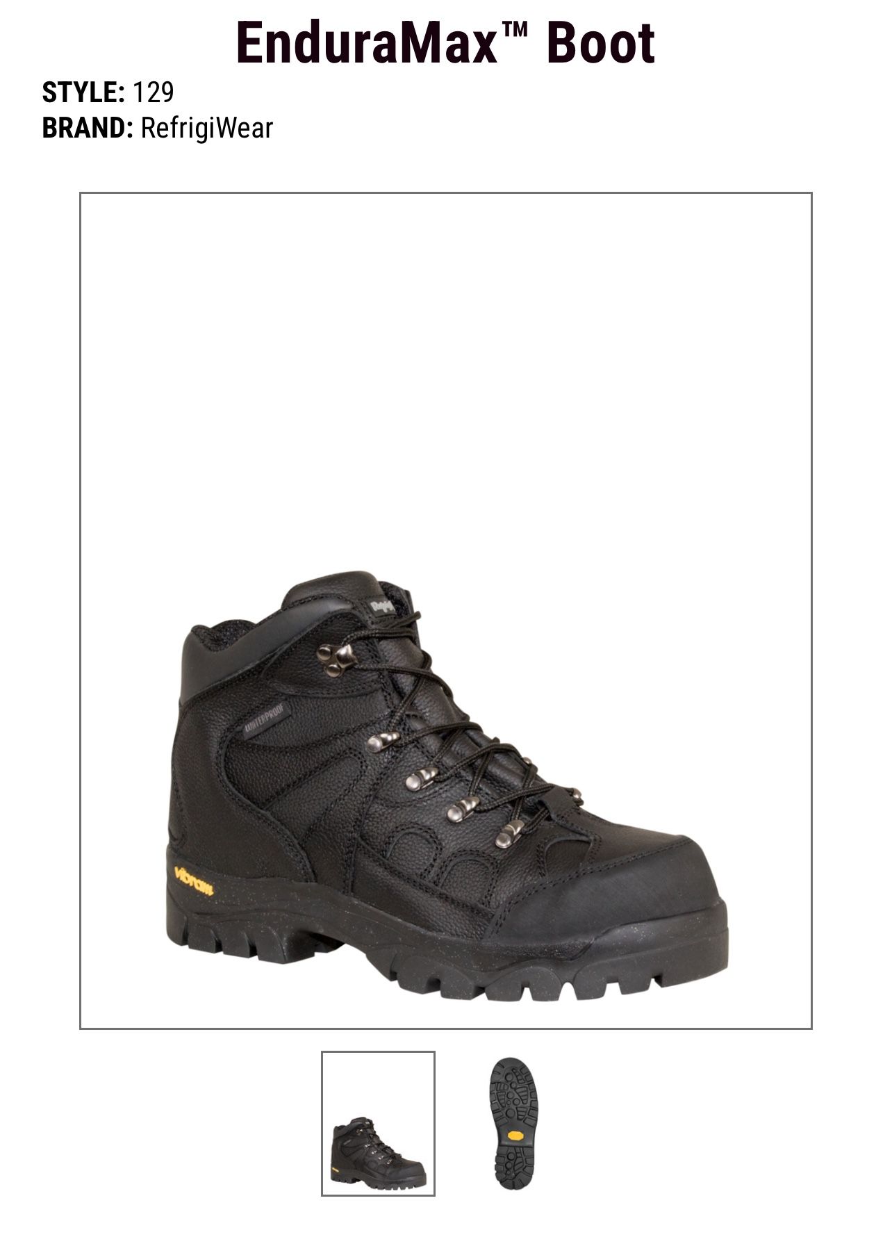 EnduraMax Boot (without box & taggs) EnduraMax™ Processing Boot (1205) | RefrigiWear main image 2