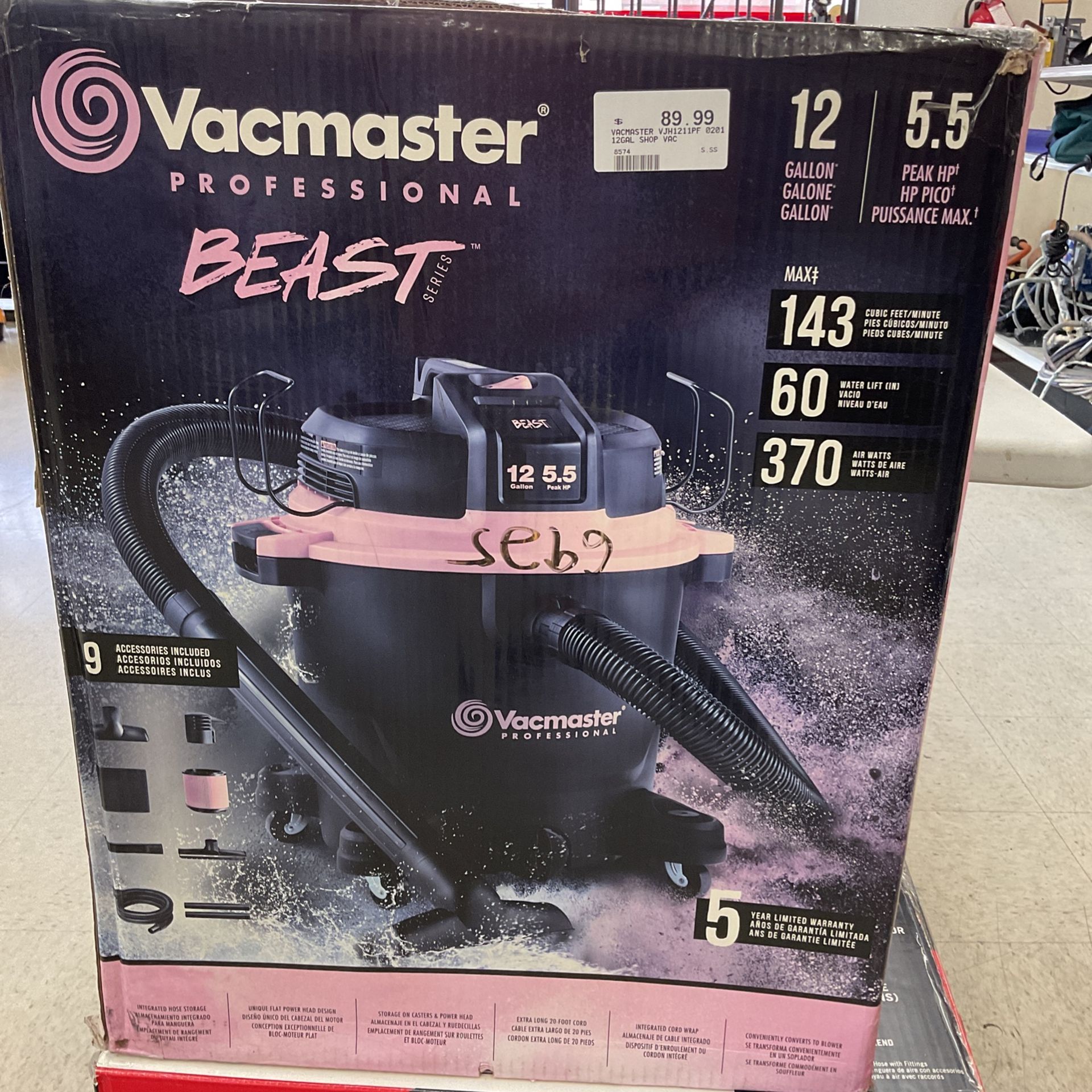 Vacmaster Shop Vac