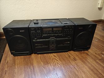 Old-school Sony Stereo Boombox
