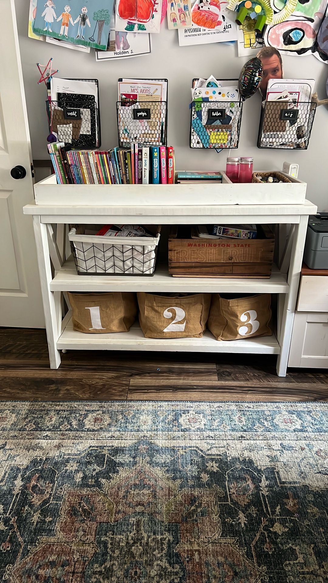 Bookcase/changing Table