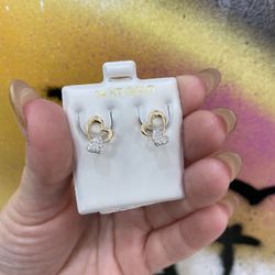  10k EARRINGS HEART 