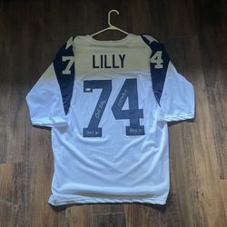 Bob Lilly Signed Jersey