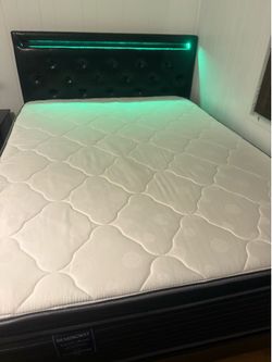 Full size bed frame with mattress all new furniture free delivery free installation