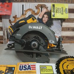NEW DEWALT 60V BRUSHLESS CIRCULAR SAW TOOL 