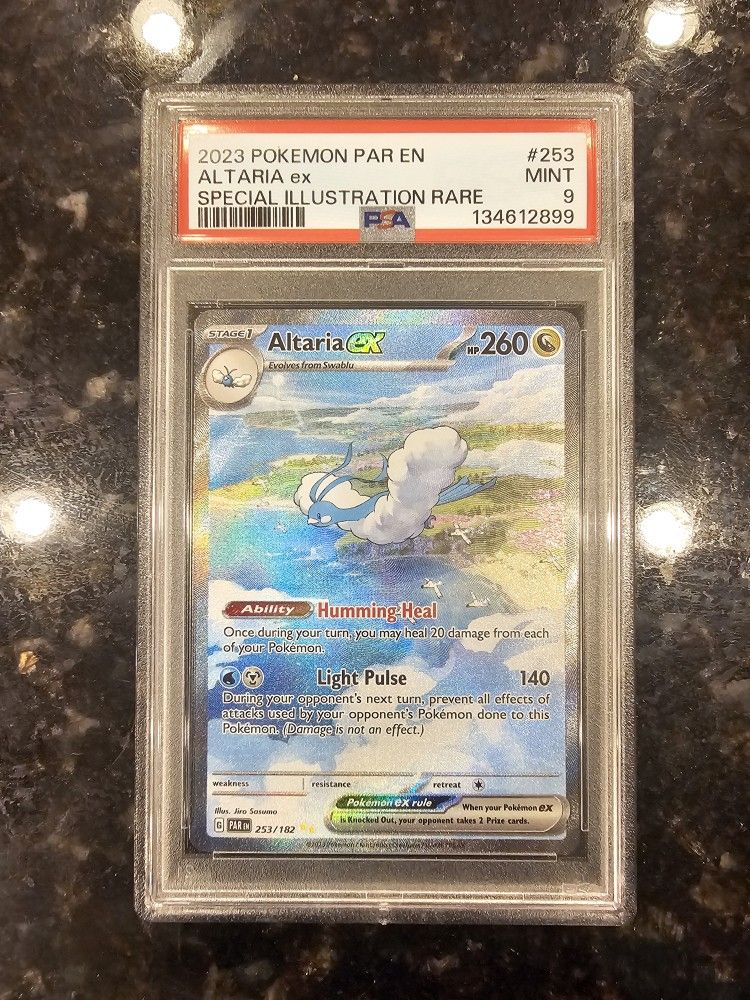 Pokémon ALTARIA EX Paradox Rift
Special Illustration Rare 253/182
PSA 9
MINT