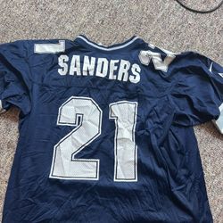 DEION SANDERS DALLAS COWBOYS MENS XXL NIKE JERSEY