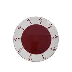 Candy Cane Christmas Dish
