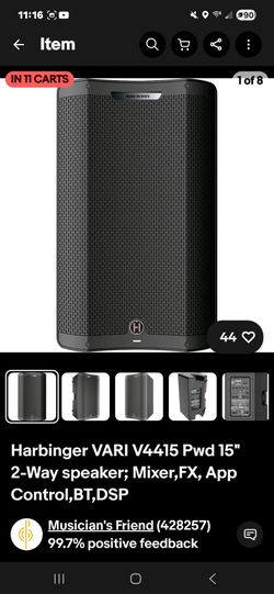Harbinger vari 4415 powered speaker