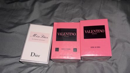 Dior & Valentino Perfume Bundle – 3 Boxes
