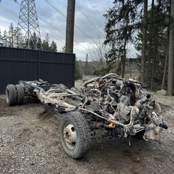 2018 Ford F350 4WD Turbo Diesel 6.7 Front Rear Axle Chassis DPF Wheels TIres Transfer-case Parts  