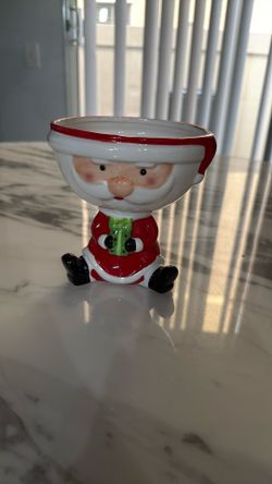 Cute Santa Candy Bowl