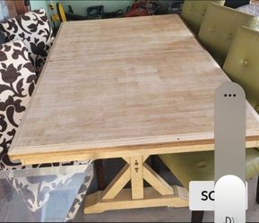 Farmhouse Wood Dining Table