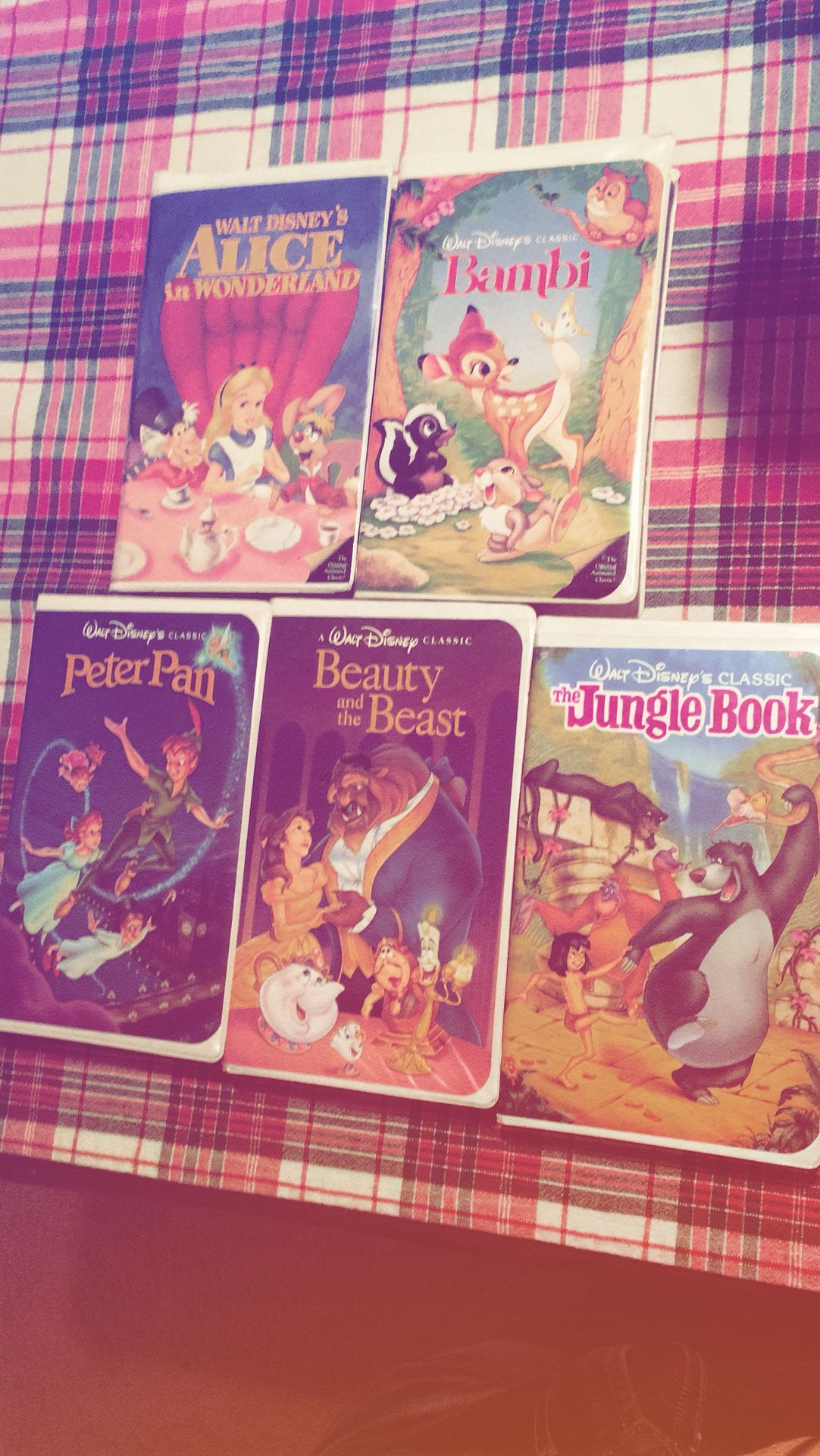 5 Disney Black Diamond Classic VHS