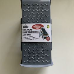 Shoe Storage Organizer Rack Stand Slots, Space Sacer 4pc .