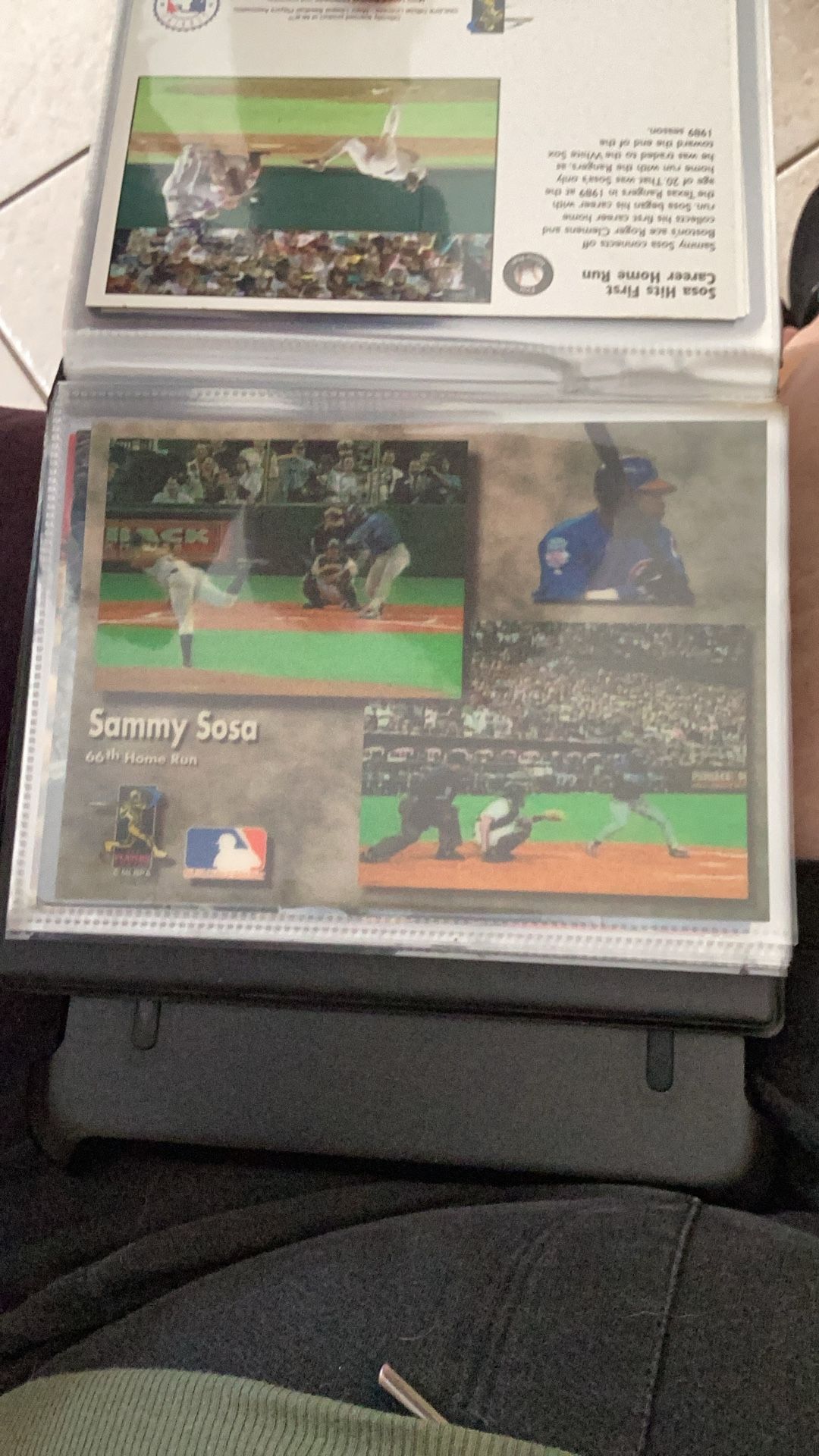 Jumbo Hologram Baseball Card