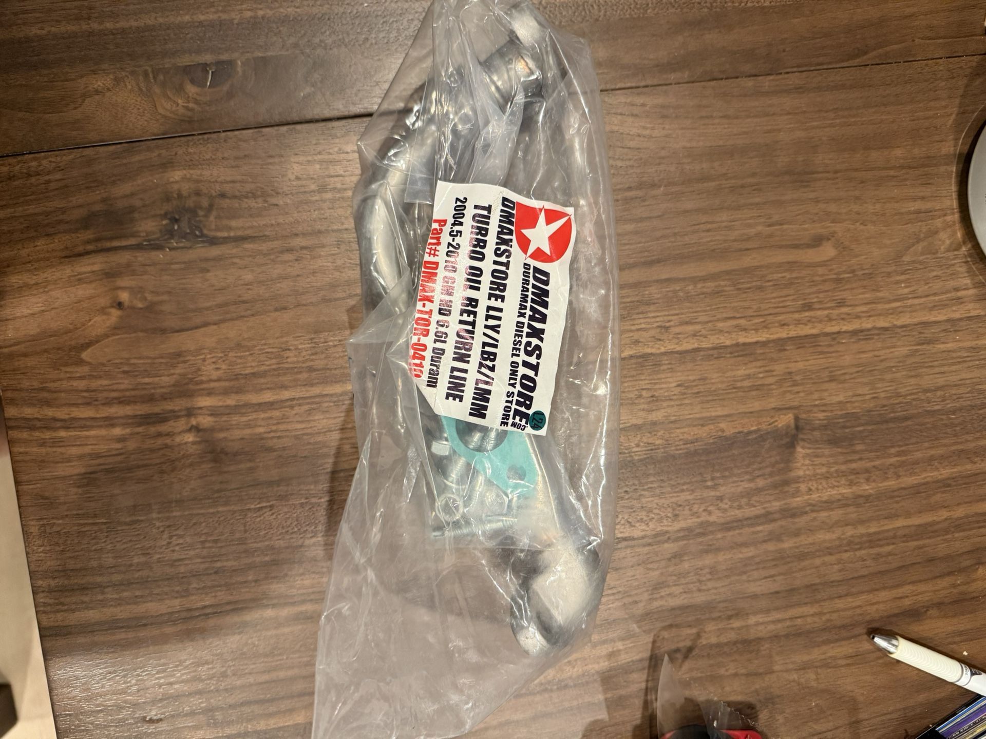 New Turbo Oil Drain Line 2004.5-2010 Duramax Trucks