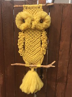 Owl - knit decor