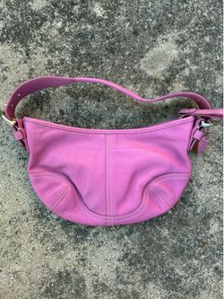 Pink coach bag