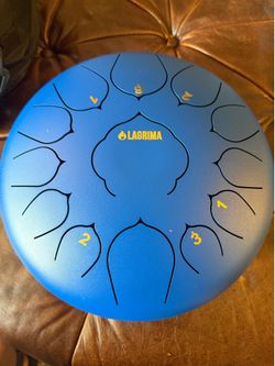 Lagrima Steel Blue Tongue Drum 12”