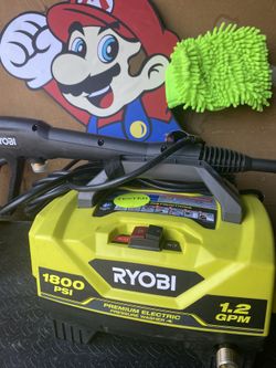 Ryobi 1800 Psi Pressure Washer Like New Complete And Fully Tested 