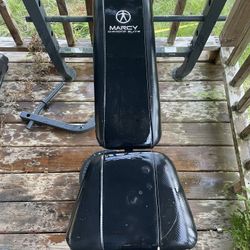 Weight Bench With Weights And Bar