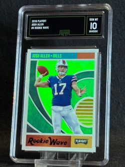 2018 Playoff 🔥 Josh Allen 🔥 Rookie Wave GMA 10 💎 Mint - Buffalo Bills