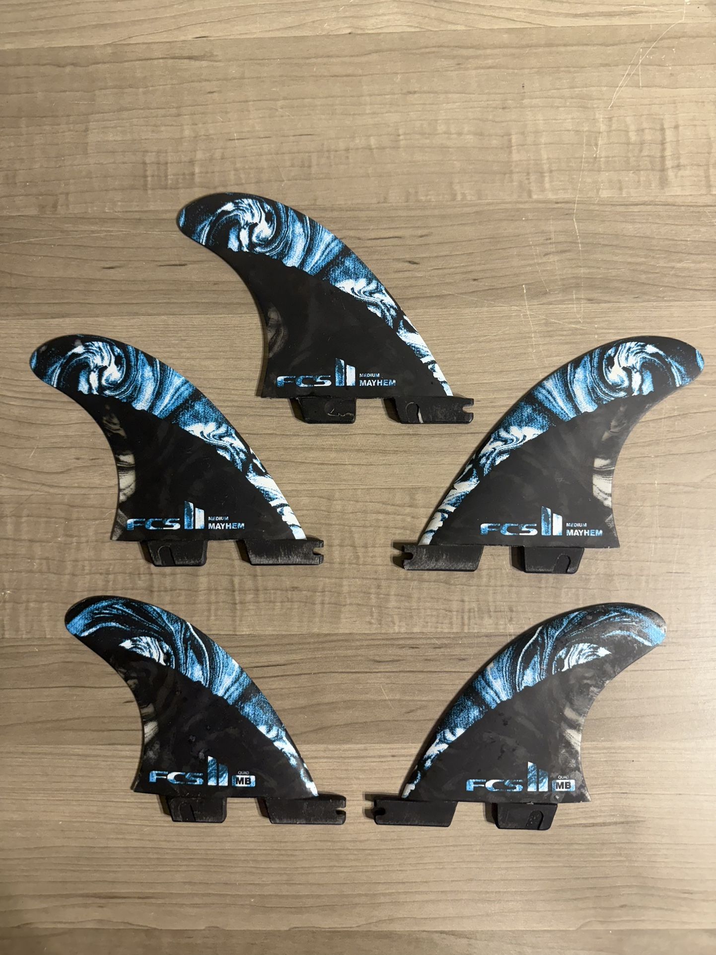 Mayhem 5 Fin Set Fcs2, Medium