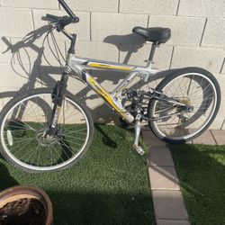 Next Mountain Ridge 2X Dual Suspension 21 Speed Bike