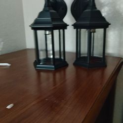 Led outdoor carriage wall lites