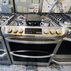 Lg Double Oven Stove Gas No Credit Needed