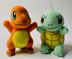 Pokémon 8-Inch Plush Toy Set (Squirtle & Charmander)