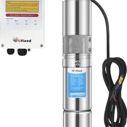 Ufixed Solar Well Pump With MPPT Controller 24V Water Pump Max Flow 8.0 GPM Max