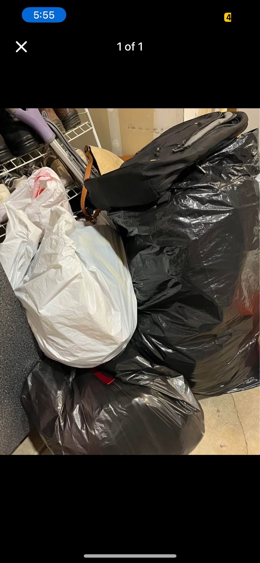 4 Bags Women’s Clothing XS-M Girls Clothing 5T-8T Purses Home Decor