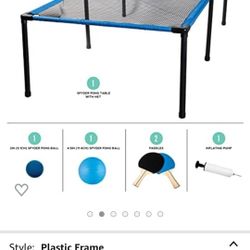 I Have A Spider Ball Ping Pong Table Likevthat One 