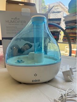 Pure Enrichment MistAire Ultrasonic Cool Mist Humidifier - Quiet Air Humidifier for Bedroom, Nursery, Office, & Indoor Plants - Lasts Up To 25 Hours