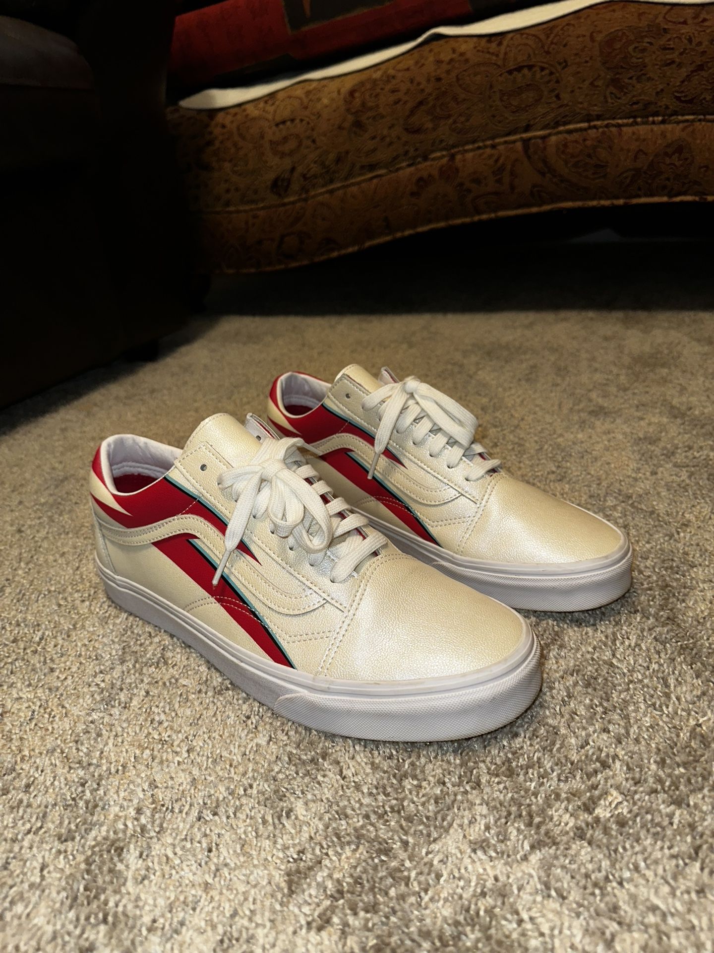 David Bowie Vans(SIZE 13 MENS)