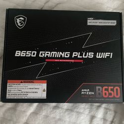 MSI B650 Gaming Plus WiFi Motherboard AMD B650 Socket AM5 ATX