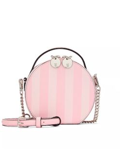 VS Heritage Stripe Hat Box Crossbody Bag
