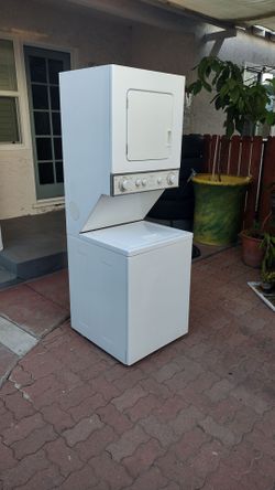24 inch wede stackable washer gas dryer